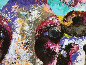 Niet of onleesbaar gesigneerd - Koeienkop. kopen? Bied vanaf 1!