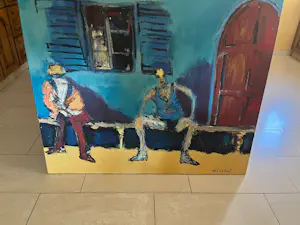 Ton van der Werf - Bodemprijs : Prachtig schilderij , gesigneerd kopen? Bied vanaf 110!