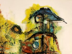 Paul Haanschoten - Abstracte compositie kopen? Bied vanaf 75!