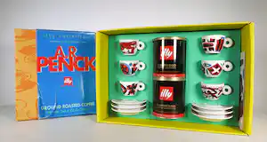 A.R. Penck - voor Illy - Roma Aeterna - Porselein verkauft für € 75!