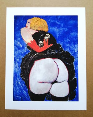 Ernst Fuchs - Die Kopfsammlerin - Handgesigneerde Giclée kopen? Bied vanaf 1!