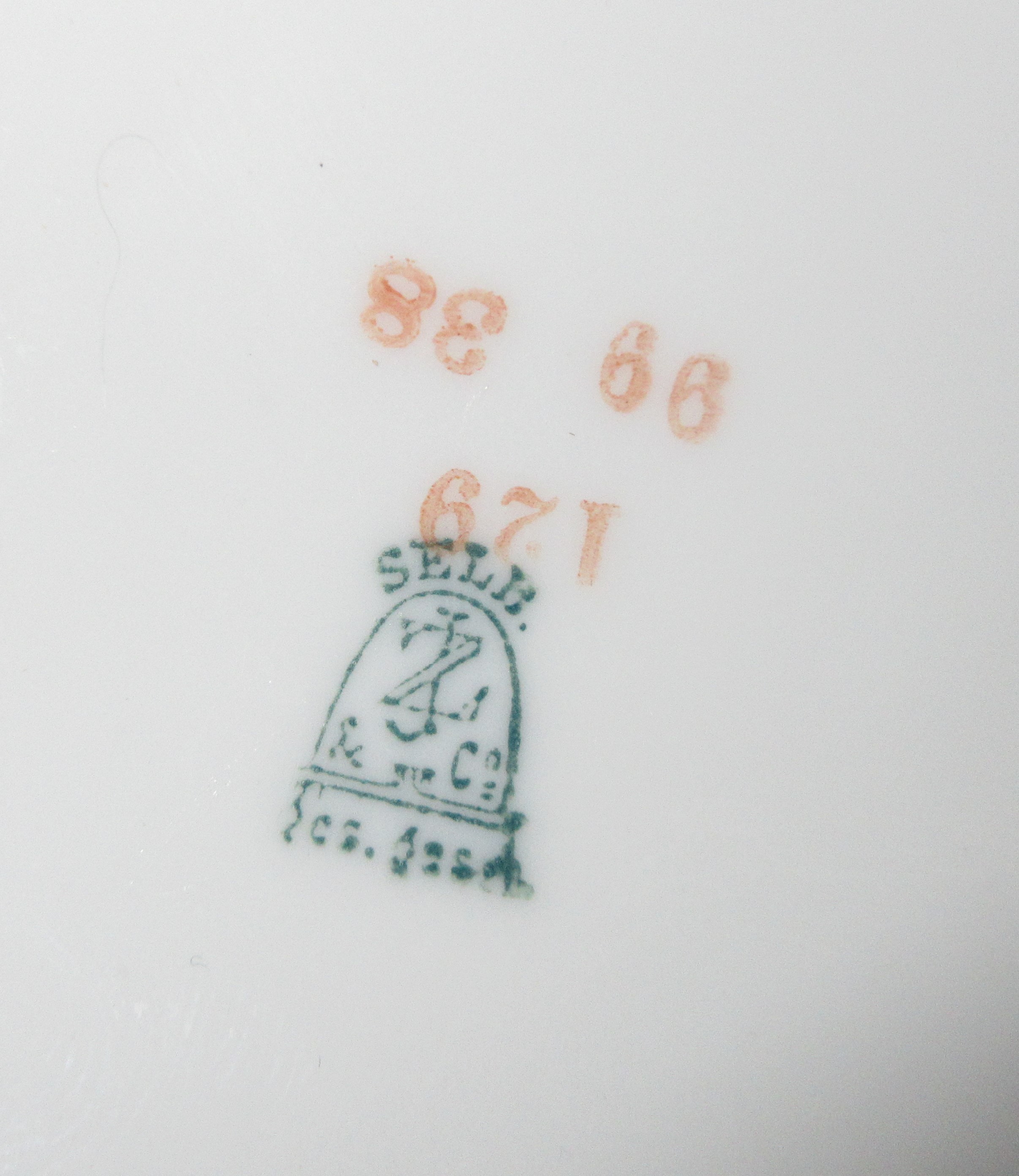 Jacob Zeidler Selb - Jugendstil porseleinen hand beschilderde theepot kopen? Bied vanaf 1!