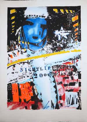 Herman Brood - Zeefdruk, Nightlife (Groot) verkocht voor € 150!