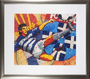 Adje Vandenberg - Zeefdruk, FC Zwolle - Ingelijst kopen? Bied vanaf 1!