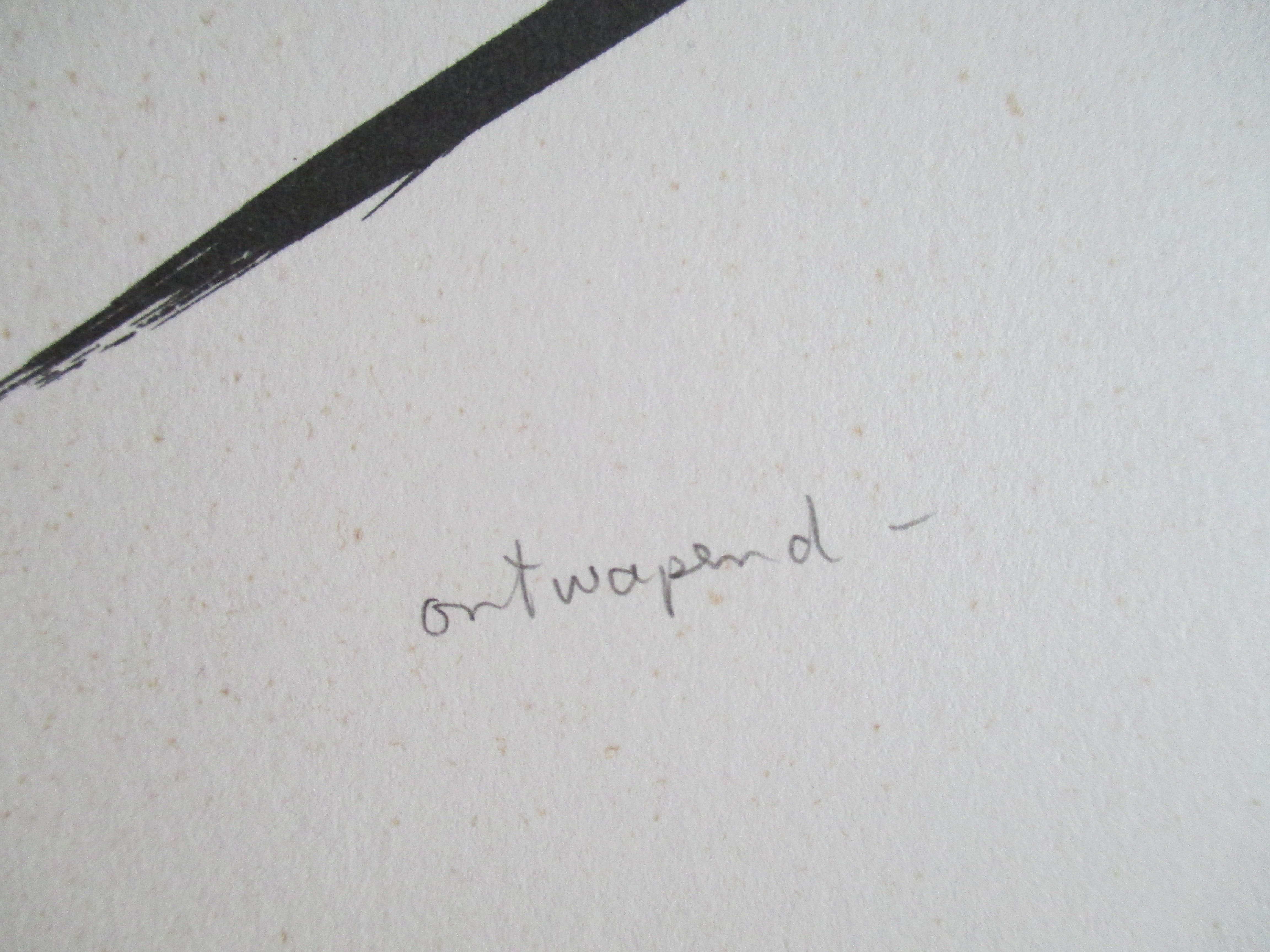 Henk Visch - Litho "Ontwapend" kopen? Bied vanaf 1!