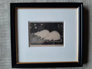 Jan Mankes - Originele Heliogravure 2 Muizen 1923 kopen? Bied vanaf 100!
