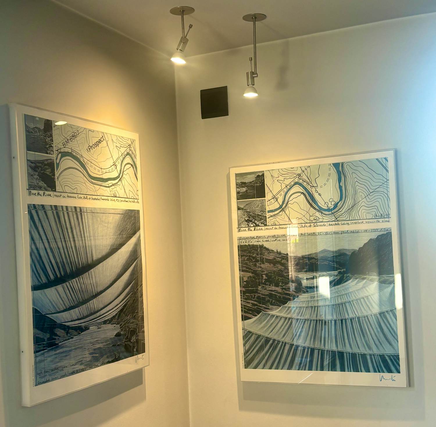 Christo - Over the River ( lot van 2 lithos) kopen? Bied vanaf 2500!