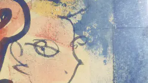 Eddy Varekamp - Gemengde techniek op papier, Café - Ingelijst kopen? Bied vanaf 120!