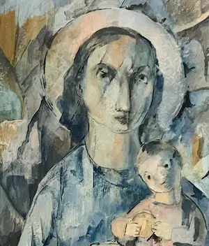 Jean Adams - madonna met kind kopen? Bied vanaf 250!
