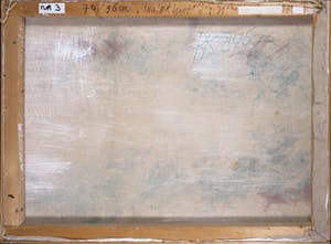 Joan Gijsbers - Acryl op doek, Waterkant - Ingelijst (Groot) kopen? Bied vanaf 1!