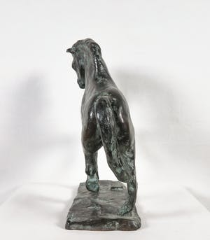 Margot Hudig-Heldring - Brons, Galopperend paard kopen? Bied vanaf 300!