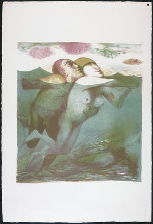 Nicolaas Wijnberg - Litho, Zwemmers kopen? Bied vanaf 60!