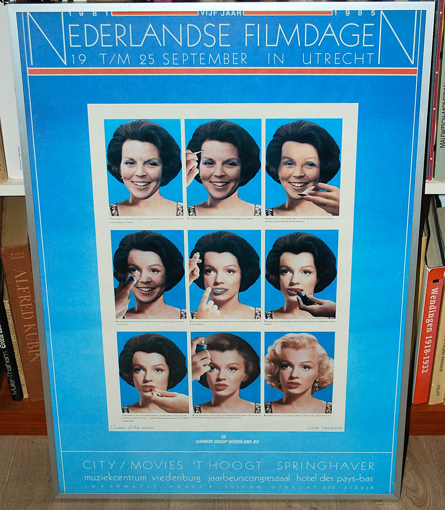 Joost Veerkamp - Ned.Filmdagen 1985: __Queen of the screen__ (grimeersessie Beatrix-Marilyn) kopen? Bied vanaf 85!