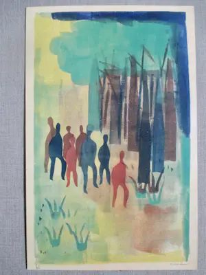 Hendrik Werkman - Chassidische Legenden Suite 1 en 2 - 20 reproducties met boek kopen? Bied vanaf 75!