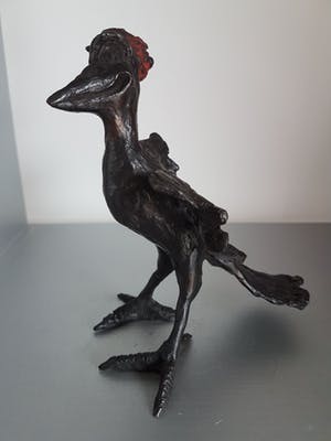 Brons (Onbekend) - Hennie van Leeuwen " Rare vogel " incl certificaat van echtheid kopen? Bied vanaf 150!