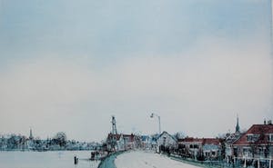 Ciano Siewert - Litho: Hollands landschap kopen? Bied vanaf 50!