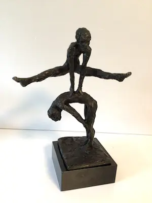 Astrid Veldhuyzen-Koppen - Sculptuur “ De Bokkensprong “ kopen? Bied vanaf 89!