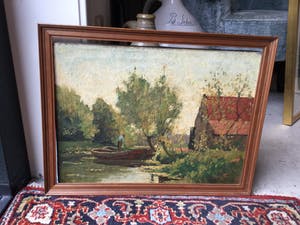 Adriaan Keus - C4722-1 - Boerenpraam op de vaart kopen? Bied vanaf 75!