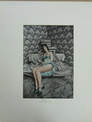 Paul de Nooijer - HOMELY / INGEKLEURDE ZW-W FOTO / 50x40cm / SIG / 1976 kopen? Bied vanaf 285!