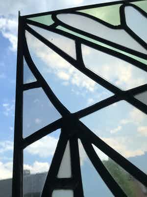 Lei Reihs - Glas-in-lood raamhanger verkocht voor € 60!