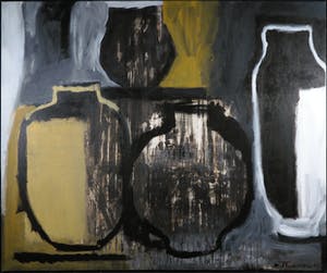 Marieke Thomassen - Acryl op doek, Vazen en Bloemen (Groot) kopen? Bied vanaf 1!