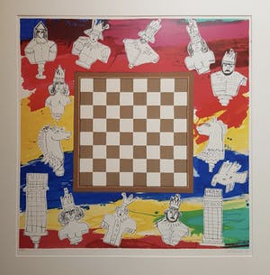 Corneille - Zeer grote kleurenlitho handgesigneerde gedateerd 1990 en genummerd 225/250 kopen? Bied vanaf 220!