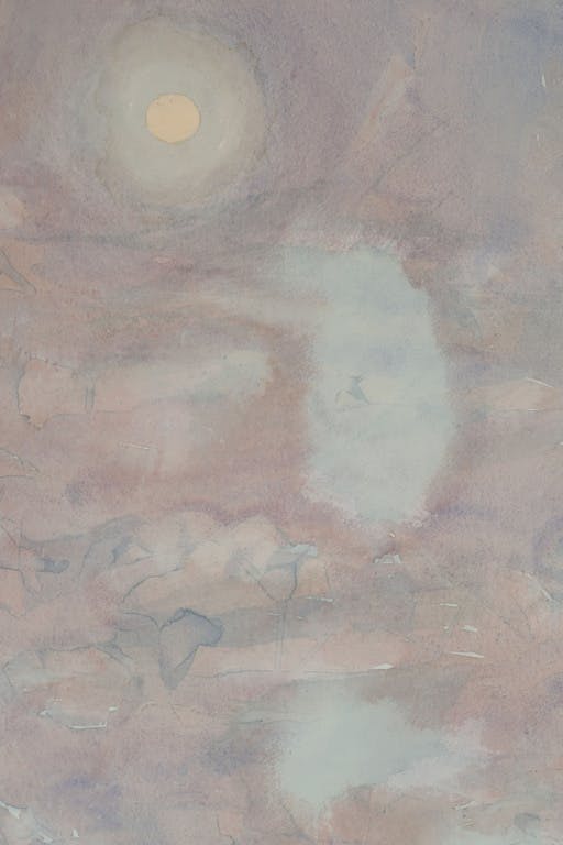 Hans Nahuijs - Hans Nahuijs: Aquarel, Landschap kopen? Bied vanaf 1!