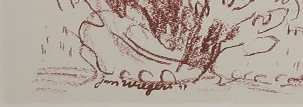 Jan Wiegers - Litho, Alpenlandschap rond Intragna - 1947 kopen? Bied vanaf 35!