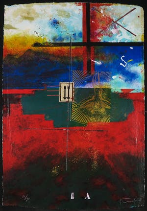 Piotr Konkel - Zeefdruk en collage, Down to earth kopen? Bied vanaf 1!