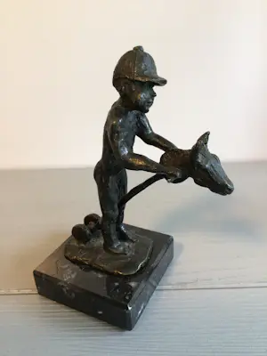 Astrid Veldhuyzen-Koppen - “ Jongen met stokpaardje “ zeldzaam kopen? Bied vanaf 79!