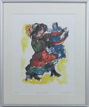 Michel van Overbeeke - Jan Sierhuis, en anderen! SET van 8 kleine ingelijste werken kopen? Bied vanaf 100!