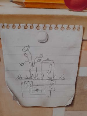 Ruud Verkerk - Stilleven met klaprozen en kersen kopen? Bied vanaf 700!