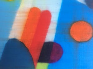 Jack Vissers - In Licht Gevormd (blauw) - olieverf op doek kopen? Bied vanaf 60!