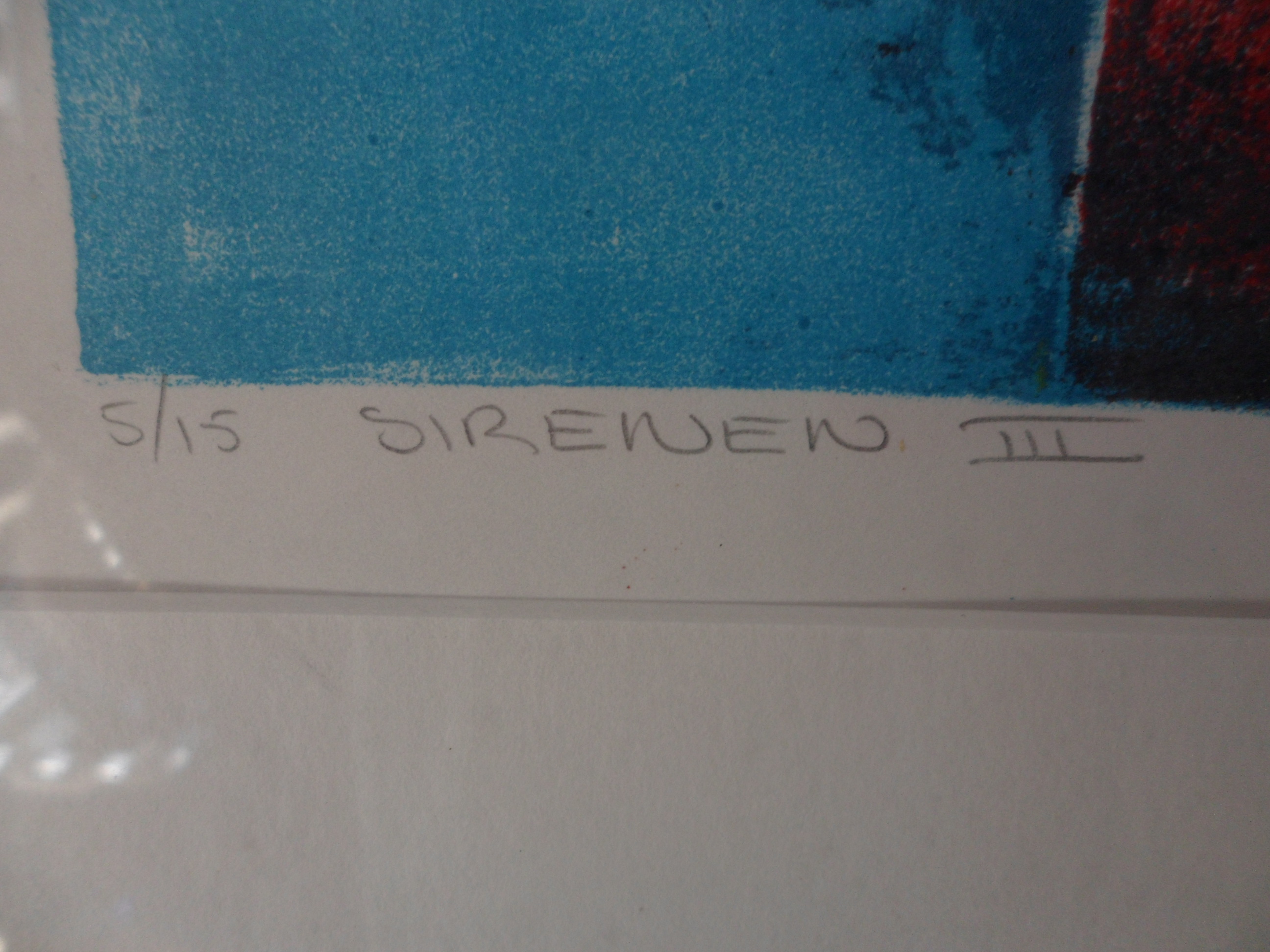 Marianne Aulman - Litho, titel: Sirenen III kopen? Bied vanaf 30!