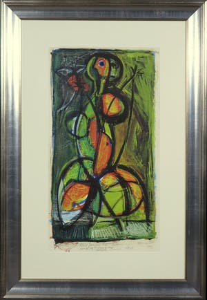 Corneille - Litho, Zonder titel - Ingelijst (Groot) kopen? Bied vanaf 400!