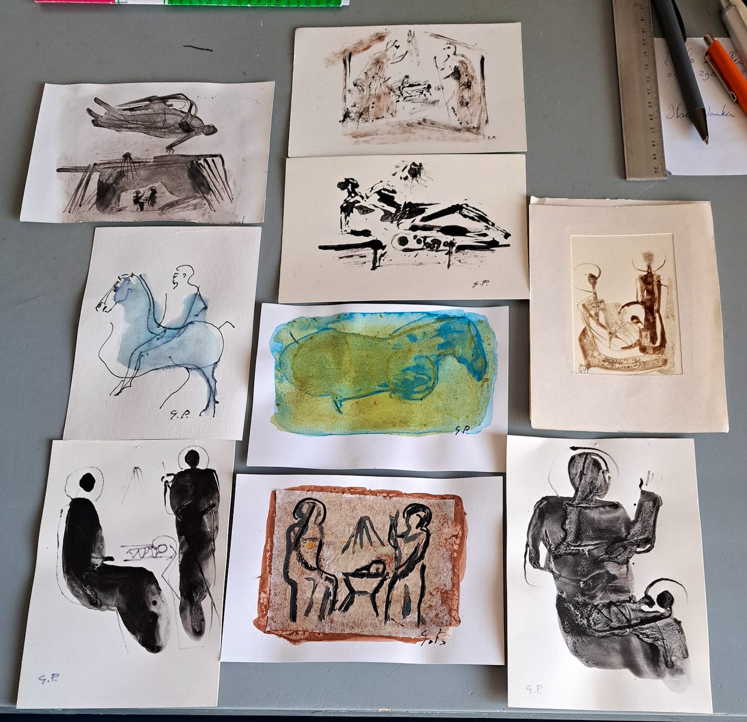 Gerard Princee - kerstkaarten verkocht voor € 175!