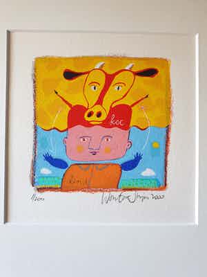 Wouter Stips - Koe/Kind nr 1 van 200 verkocht voor € 40!