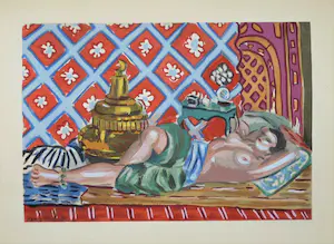 Henri Matisse - Pochoir - Odalisque sur fond rouge kopen? Bied vanaf 600!