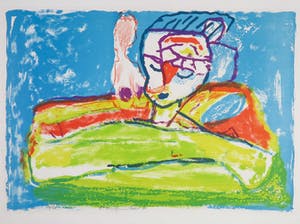 Pieter Defesche - Litho, Hemelse en aardse liefde kopen? Bied vanaf 40!