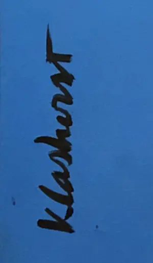Peter Klashorst - African Woman - Blue kopen? Bied vanaf 450!