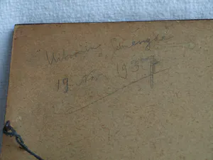 Bert Robbe - Ingelijste aquarel , Oud Commandeurshuisje Ameland – 1934 kopen? Bied vanaf 50!