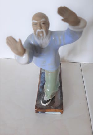 Niet of onleesbaar gesigneerd - porcelain collection - Meesters van vechtsporten (3) - Aardewerk China - Tweede kopen? Bied vanaf 1!