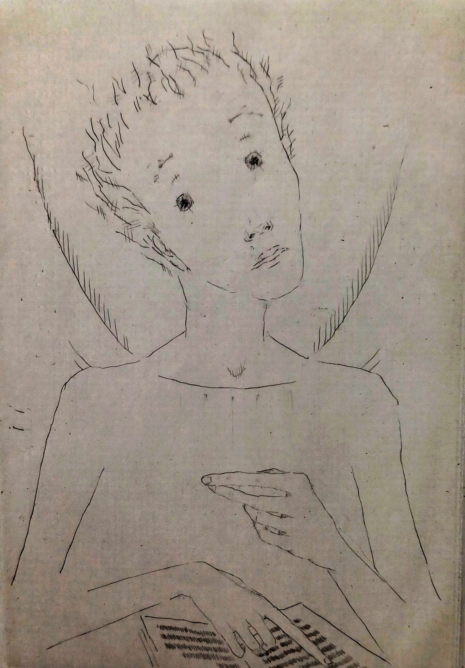 Dietz Edzard - Ets: figuur - 1920 kopen? Bied vanaf 49!