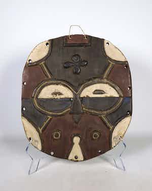 Teke - Houten initiatiemaser / Kidumu masker verkocht voor € 1!