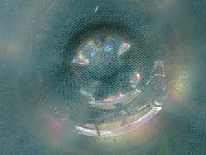 Willem Rozendaal - Tin-craquelé coquille schaal met prachtige iriserende luster kleuren kopen? Bied vanaf 50!