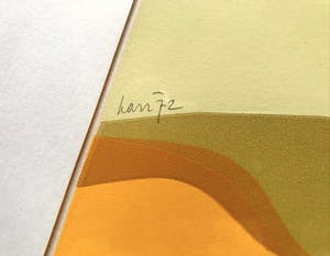 Harr Scheffer - Zomerlandschap - Handgesigneerd / Kleine Oplage kopen? Bied vanaf 45!