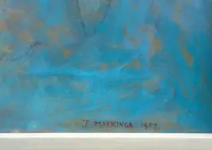 Jenny Makkinga - 'baadster in rood' kopen? Bied vanaf 520!