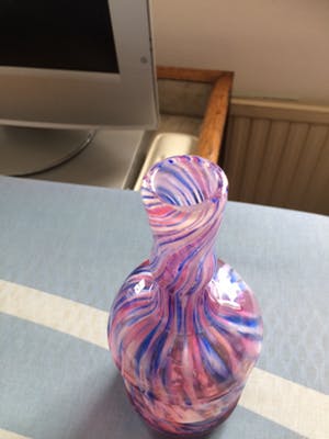 Niet of onleesbaar gesigneerd - Veelkleurige flesvaas kopen? Bied vanaf 10!