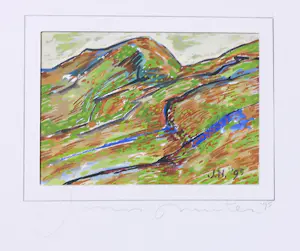 Janus Nuiten - Verschillende technieken, Lot van 59 diverse landschappen kopen? Bied vanaf 100!