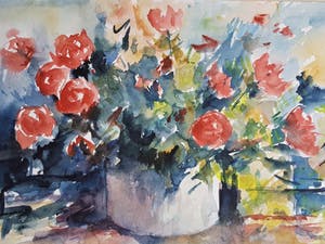 Jaap van Veen - Bloemstilleven - Gesigneerd & Ingelijst kopen? Bied vanaf 35!